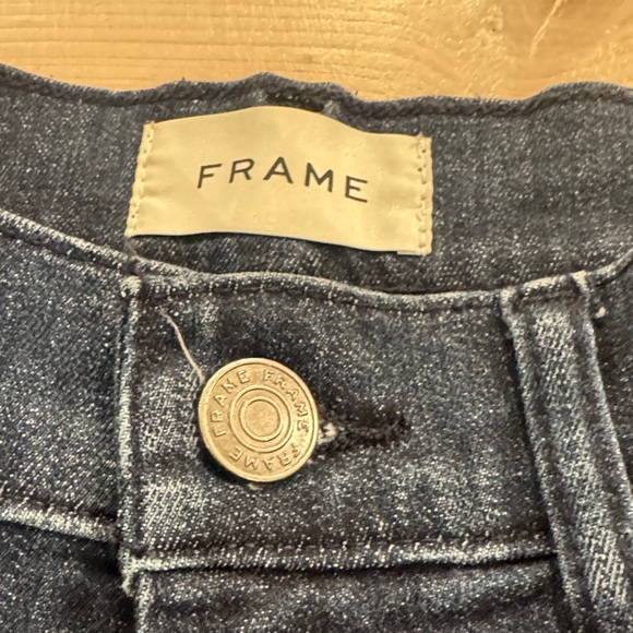 Frame Denim Dark Blue Flare Jeans - Picture 5 of 8